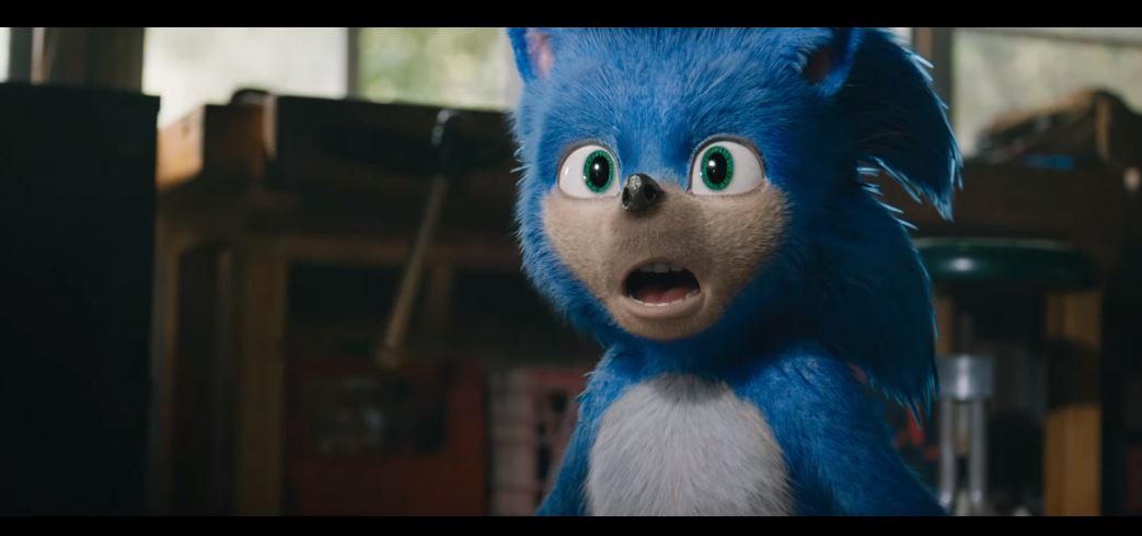 surprised sonic Blank Meme Template