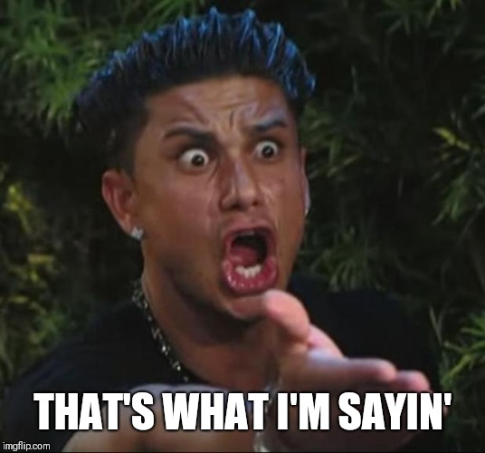 DJ Pauly D Meme | THAT'S WHAT I'M SAYIN' | image tagged in memes,dj pauly d | made w/ Imgflip meme maker