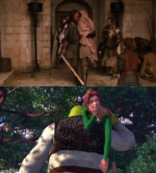 image tagged in game of thrones,shrek | made w/ Imgflip meme maker