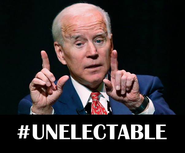 Unelectable Joe Biden Blank Meme Template