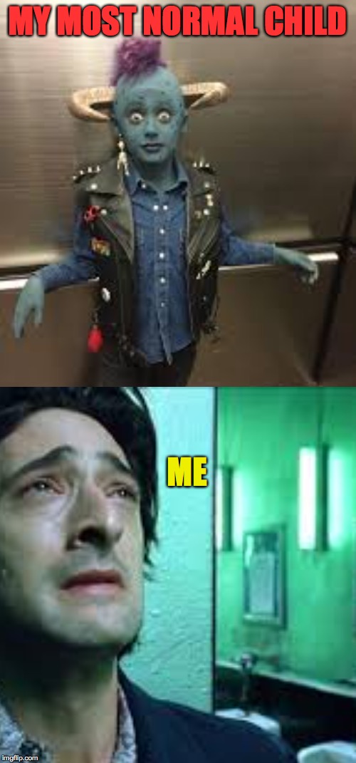 MY MOST NORMAL CHILD ME | image tagged in memes,unsettled tom | made w/ Imgflip meme maker