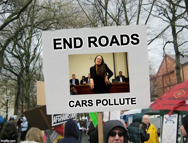 Blank protest sign | END ROADS CARS POLLUTE | image tagged in blank protest sign | made w/ Imgflip meme maker