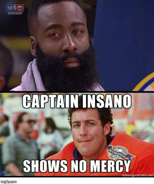 James Harden Eyes | image tagged in james harden,golden state warriors,houston rockets,waterboy,the waterboy,draymond green | made w/ Imgflip meme maker