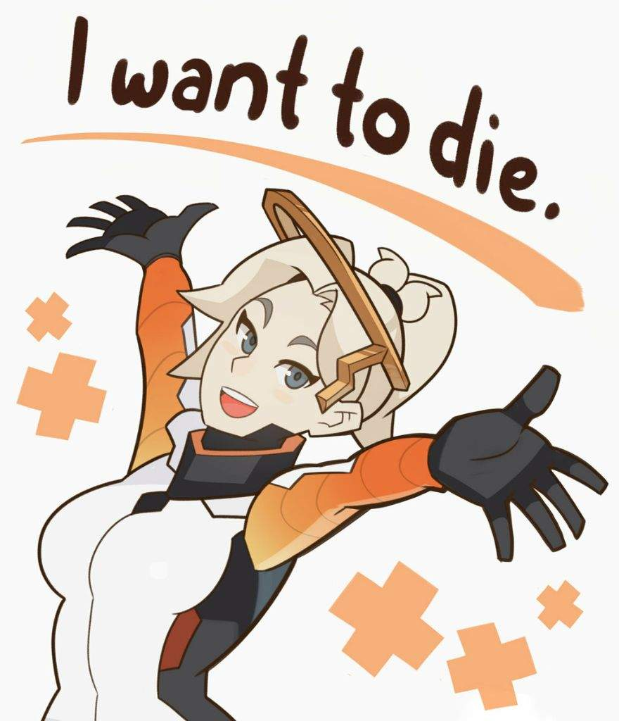 High Quality mercy wants to die Blank Meme Template