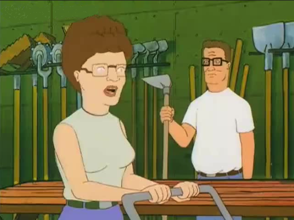 Peggy Hill Blank Meme Template