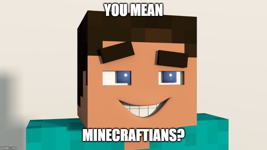 Steve (Minecraft) | YOU MEAN MINECRAFTIANS? | image tagged in steve minecraft | made w/ Imgflip meme maker