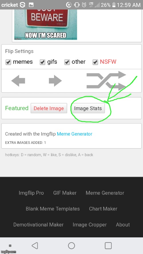Imgflip has added an "image stats" feature! | image tagged in imgflip,new feature,good idea,imgflip users | made w/ Imgflip meme maker