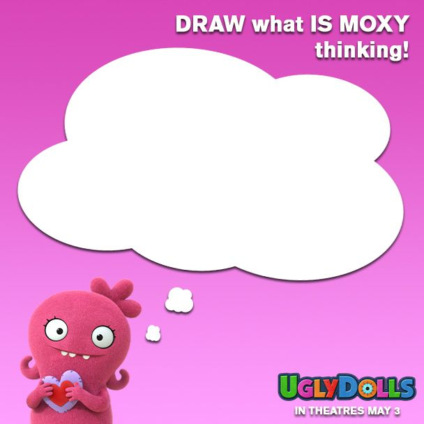 Draw What Is Moxy Thinking! Blank Meme Template