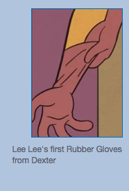 Lee Lee Trying on the Gloves! Blank Meme Template