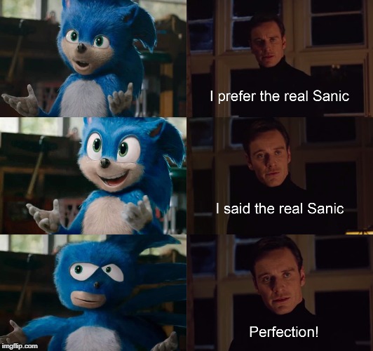 Sanic Perfection! | image tagged in sanic,sonic,sonic the hedgehog | made w/ Imgflip meme maker