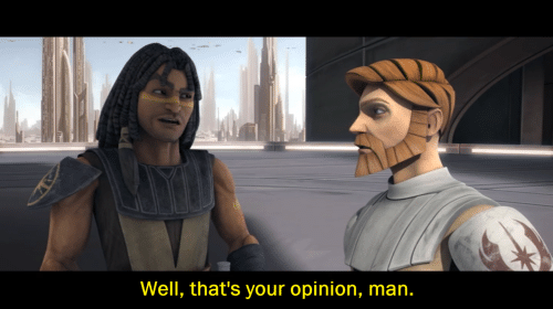 High Quality quinlan vos star wars opinion Blank Meme Template