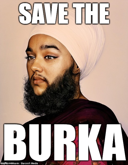 Comon People | SAVE THE; BURKA | image tagged in burka,burkas,radical islam,funny,fun,jokes | made w/ Imgflip meme maker