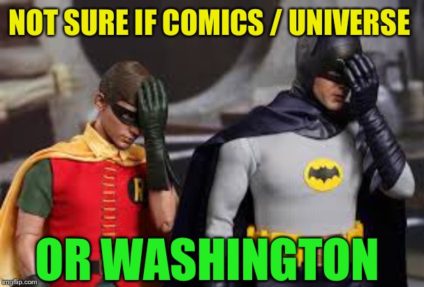 Batman & Robin | NOT SURE IF COMICS / UNIVERSE OR WASHINGTON | image tagged in batman  robin | made w/ Imgflip meme maker
