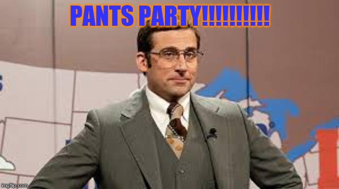Anchorman Brick | PANTS PARTY!!!!!!!!!! | image tagged in anchorman brick | made w/ Imgflip meme maker