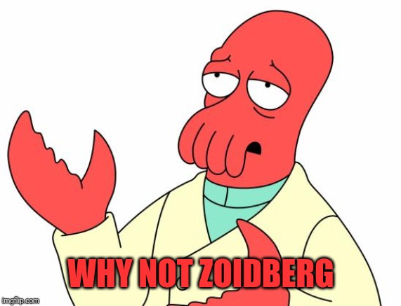 Futurama Zoidberg Meme | WHY NOT ZOIDBERG | image tagged in memes,futurama zoidberg | made w/ Imgflip meme maker