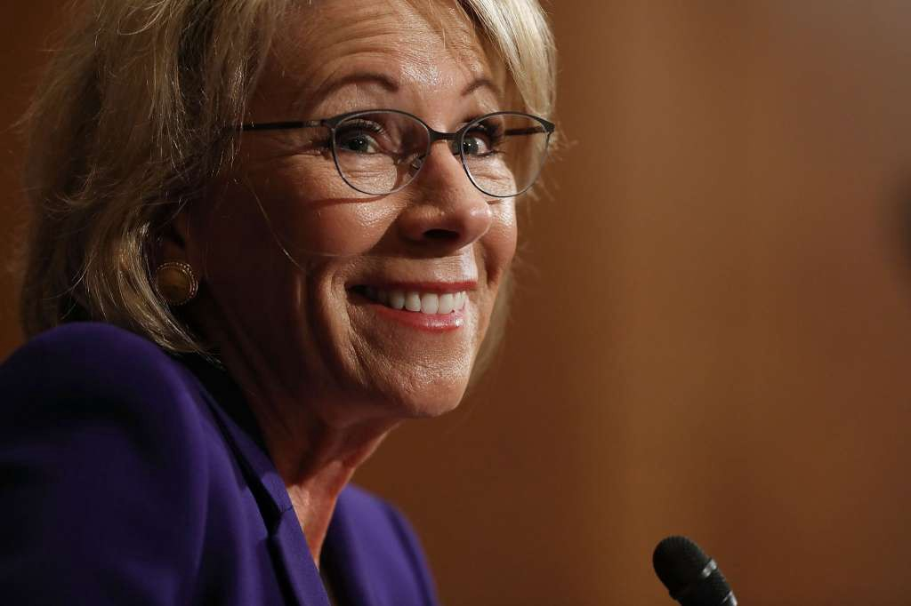 High Quality Betsy DeVos Blank Meme Template