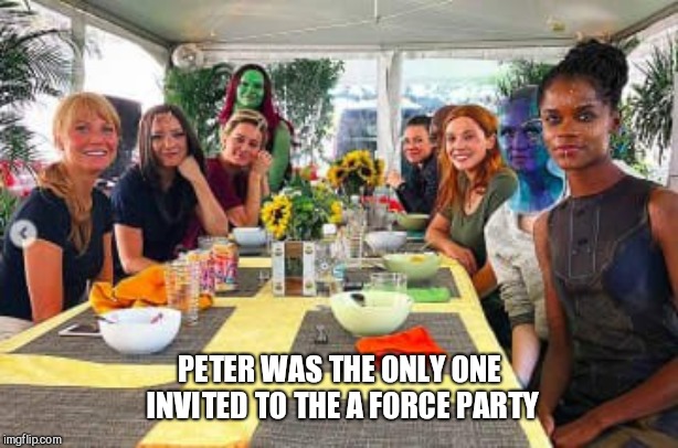 ARA ARA FORCE | PETER WAS THE ONLY ONE INVITED TO THE A FORCE PARTY | image tagged in ara ara force | made w/ Imgflip meme maker