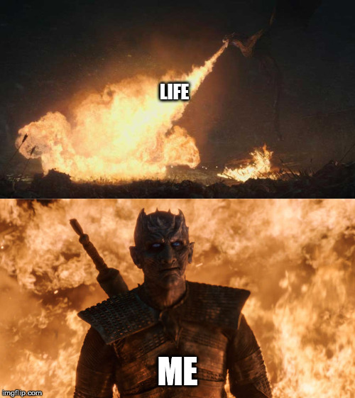 LIFE; ME | image tagged in game of thrones | made w/ Imgflip meme maker