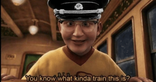 Do you know what kind of train this is? Blank Meme Template