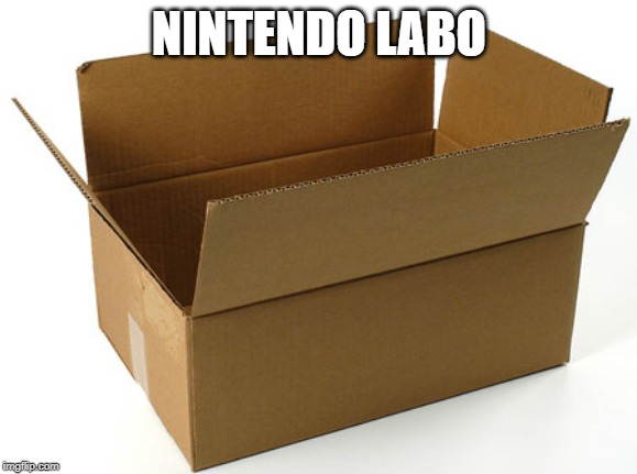 Cardboard Box | NINTENDO LABO | image tagged in cardboard box | made w/ Imgflip meme maker