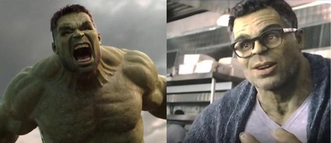High Quality Angry Hulk VS Civil Hulk Blank Meme Template