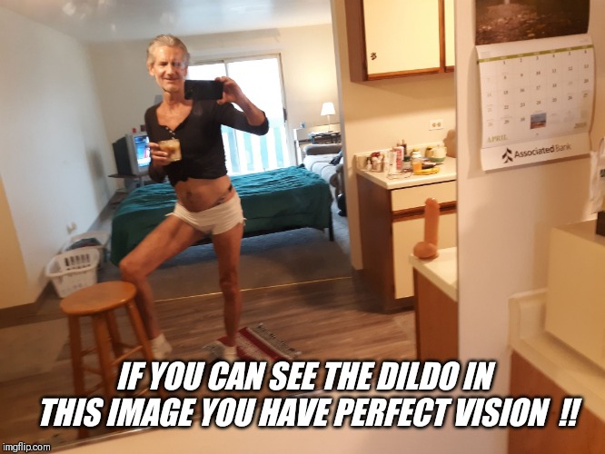 IF YOU CAN SEE THE D**DO IN THIS IMAGE YOU HAVE PERFECT VISION  !! | made w/ Imgflip meme maker
