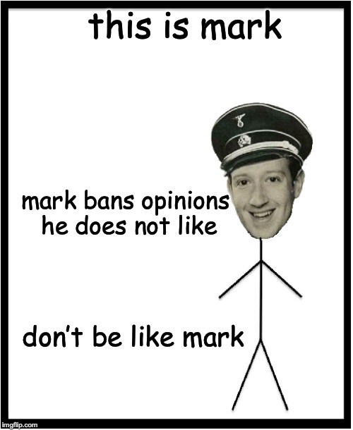 Who is next? | this is mark; mark bans opinions he does not like; don’t be like mark | image tagged in mark zuckerberg,free speech,first amendment,facebook,alex jones | made w/ Imgflip meme maker