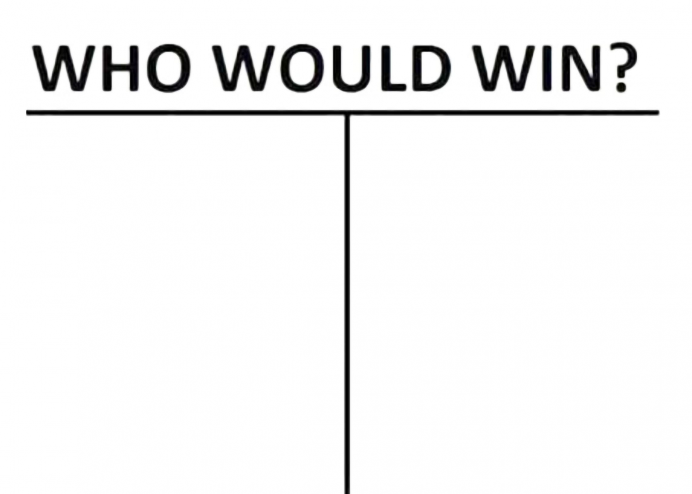 Who would win шаблон
