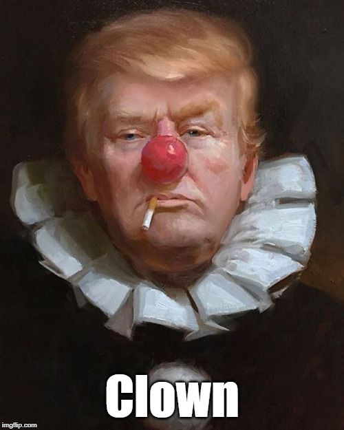 Biden Names Trump | Clown | image tagged in trump,biden,clown,buffoon,bozo | made w/ Imgflip meme maker