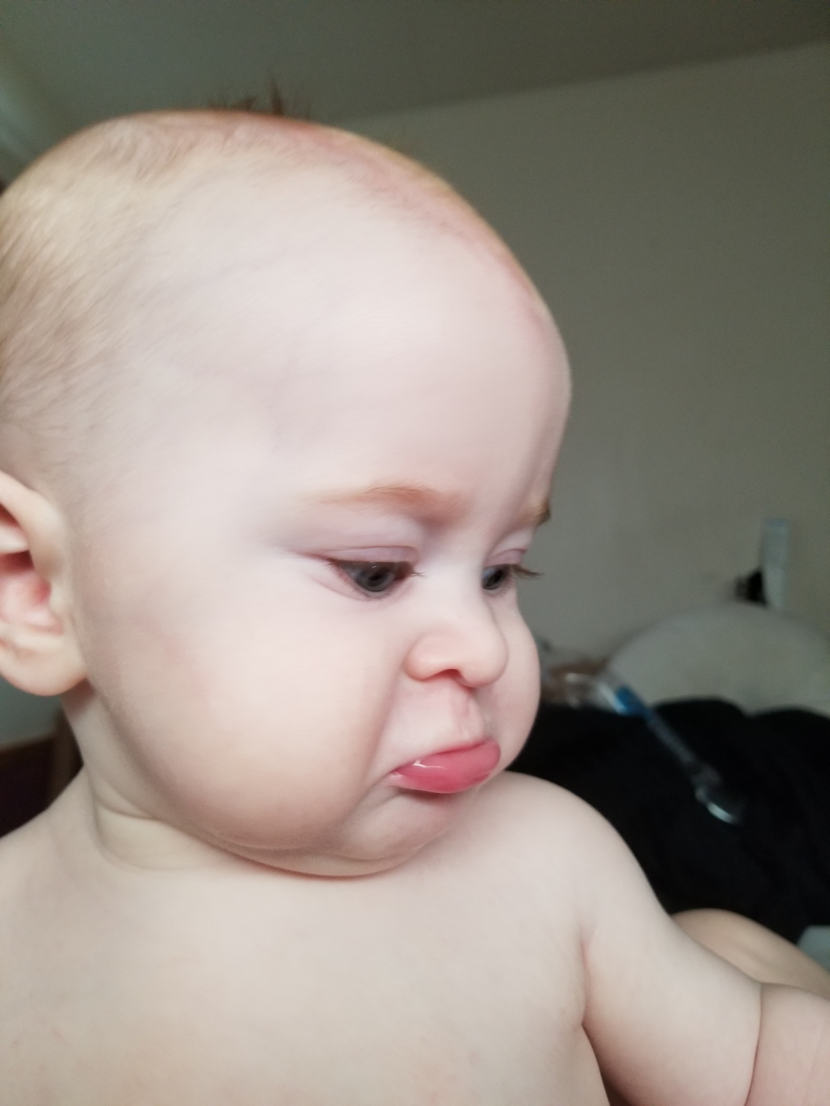 Sad baby lip Blank Meme Template
