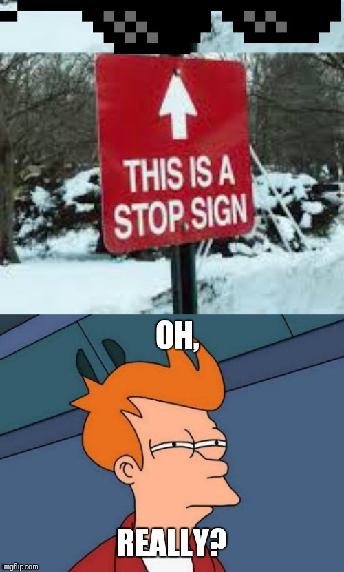 OH, REALLY? | image tagged in memes,futurama fry | made w/ Imgflip meme maker