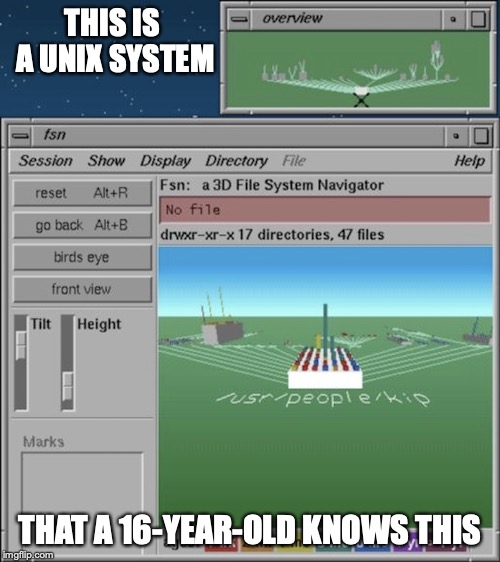 Unix System | THIS IS A UNIX SYSTEM; THAT A 16-YEAR-OLD KNOWS THIS | image tagged in unix,computing,memes | made w/ Imgflip meme maker