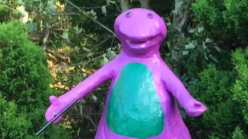 Barney Cha Cha Real Smooth Blank Template Imgflip