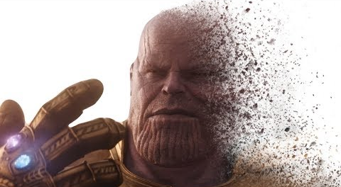 High Quality Thanos disappears Blank Meme Template