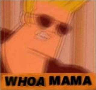 Johnny Bravo Blank Meme Template