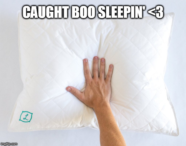 Shhhh | CAUGHT BOO SLEEPIN' <3 | image tagged in memes,caught boo sleeping | made w/ Imgflip meme maker