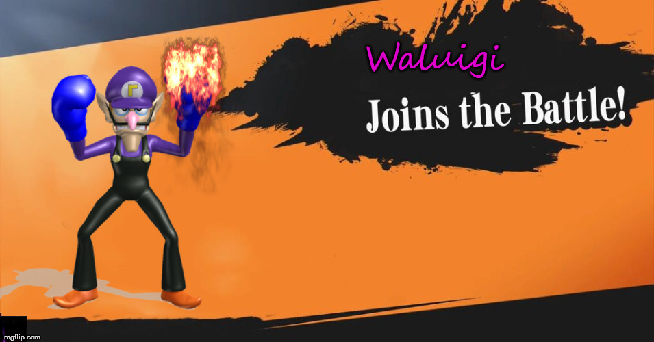 i bet.will he? | Waluigi | image tagged in smash bros | made w/ Imgflip meme maker