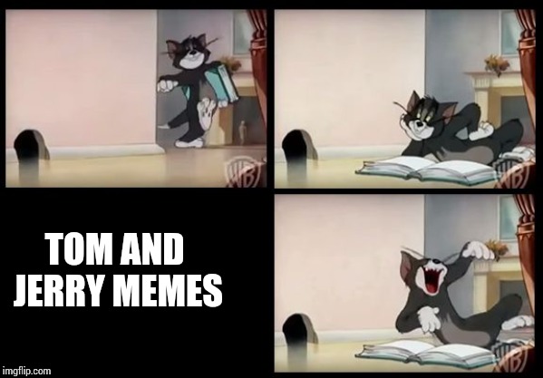 tom and jerry book | TOM AND JERRY MEMES | image tagged in tom and jerry book | made w/ Imgflip meme maker
