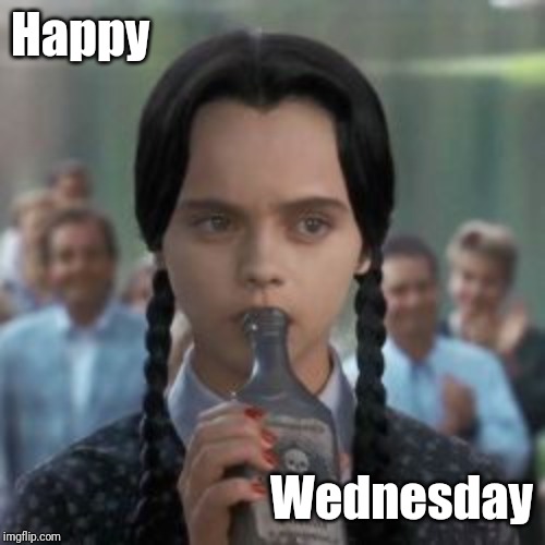 Wednesday | Happy; Wednesday | image tagged in wednesday | made w/ Imgflip meme maker