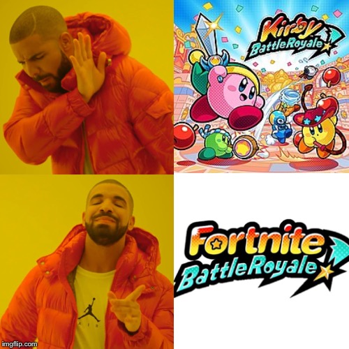 Kirby battle royale | image tagged in fortnite,kirby | made w/ Imgflip meme maker