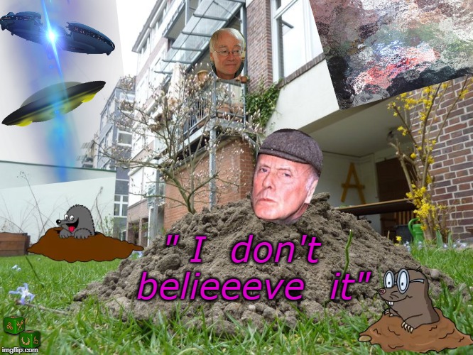 Mole Hill | " I  don't  belieeeve  it" | image tagged in mole hill | made w/ Imgflip meme maker