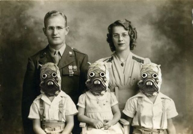 Odd picture Blank Meme Template