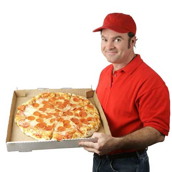 Pizza Delivery Man Blank Meme Template