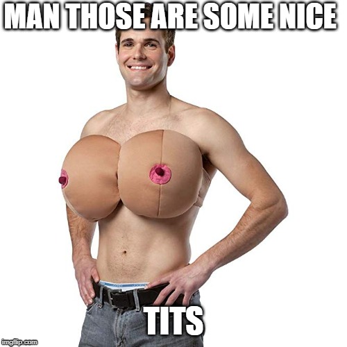 MAN THOSE ARE SOME NICE; TITS | made w/ Imgflip meme maker