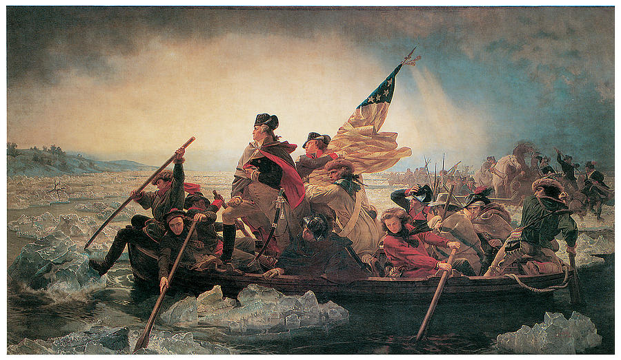 High Quality Washington Crossing the Delaware Blank Meme Template