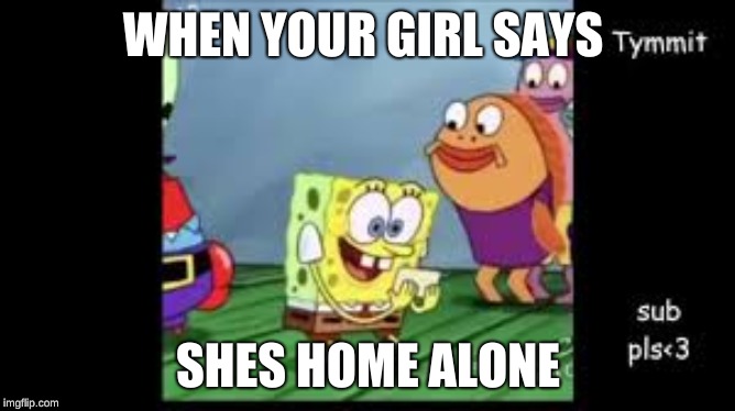 WHEN YOUR GIRL SAYS; SHES HOME ALONE | image tagged in joey | made w/ Imgflip meme maker