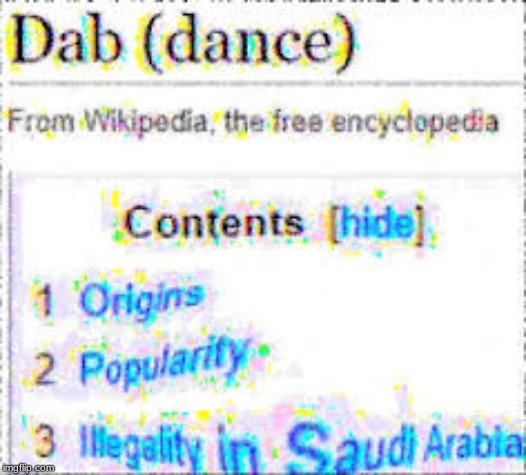 Who said Saudi Arabia was a bad country | image tagged in dab | made w/ Imgflip meme maker