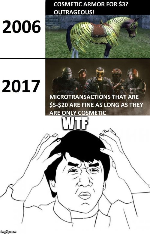 Gaming Over the Years | WTF | image tagged in jackie chan wtf,memes,gaming | made w/ Imgflip meme maker