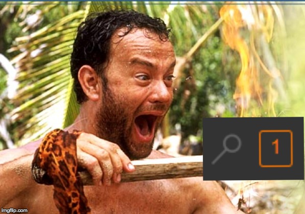 *logs on to imgflip* | image tagged in memes,castaway fire,one notification,notifications | made w/ Imgflip meme maker