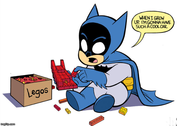 Batman as a kid | ||||||| | image tagged in batman,legos,superheroes | made w/ Imgflip meme maker